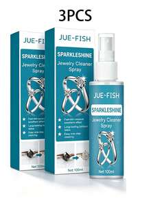 Pembersih Perhiasan Semprot Satu Langkah Mudah 100ml, Cepat Menghilangkan Kotoran dan Memoles Berlian, Cocok untuk Cincin Kawin, Kalung, Anting, Gelang, dengan Cepat Mengembalikan Kilau Cemerlang - Liquid - View 7