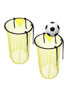 Football Target Net, Easy To Attach And Detach Soccer Goal Net For Goal Training And Accuracy Practice, Shooting Training,Fits Most Standard Goals,Soccer Training Equipment - Yellow - View 9
