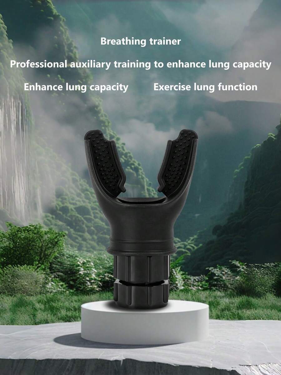1. PC Breathing Trainer, Perangkat Profesional untuk Membantu Pelatihan Peningkatan Kapasitas Paru-paru, Melatih Fungsi Paru-paru. Pelatih Pernapasan Portabel Tipe Corong untuk Peningkatan Fungsi Penyakit Paru Obstruktif Kronis. - MultiWarna - View 1
