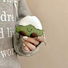 Cute Matcha Snow Mountain Bluetooth Earphone Case With Pendant, Lightweight And Portable, Perfect For Daily Use Or As A Gift For Friends, Soft Material Earphone Protective Cover - View 13