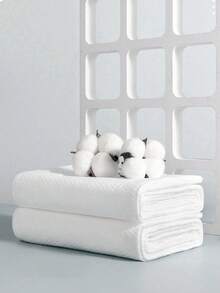 70*140cm Disposable Bath Towel, 2/6/12pcs Set, Large Portable Travel Towel, Individually Packed, Clean And Hygienic, Quick-Drying And Absorbent, Essential For Beach, Swimming, Hiking, Camping - White - View 9