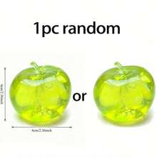 1pc Handmade Crispy Mango Stress Ball Squeeze Toy, Color-Changing Mango Squishy Ball, ASMR Sensory Stress Relief Toy - Multicolor - View 15