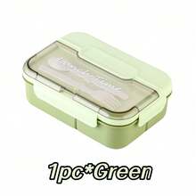 1pc Lunch Box With Utensils, Low-Calorie Meal Box, Salad Bowl, Salad Container, Bento Box, Food Divider Storage, Microwave , Dishwasher , Suitable For Outdoor, Office, School, Portable Leak-Proof Fresh-Keeping Box With Lid And Spoon, Low-Calorie Picnic Box - View 14
