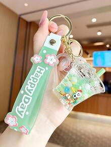 Summer Fresh Color Series Cup Shaped Keychain, Unisex Key Ring, Keychain Pendant, Backpack Charm, Party Gift For Friends - Multicolor - View 15
