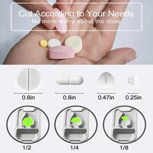 Small Pill Cutter, Suitable For Small And Tiny Pills, Portable Exquisite Pill Cutter, Can Cut Large Pills, Vitamin Tablets, Suitable For Pocket Carry - one-size - View 3