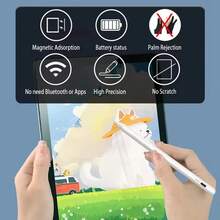 Compatible With Apple Pencil Compatible With Ipad A16 2025 10th Generation Stylus Pen Pro 13 M5 12.9 Air 11 M4 M3 5 4 3 Mini 7 6 A17 8th 9th Touch Pens - 彩色 - 查看 11