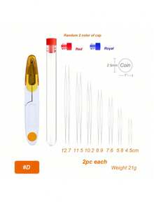 24pcs Beading Needles, 6 Sizes, Large Eye Beading Needles, Foldable Beading Needle Set, Suitable For Jewelry Making - Beading Tools - View 9