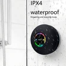 Mini Portable Waterproof Bluetooth SpeakerRechargeable - Multifunctional Wireless Speaker,Strong Suction Cup & Hands-Free Calling, MatteSkin-Feel, USB Charging, Bass & Colorful LEDLighting, Home & Outdoor Use, Portable Speakers - View 9
