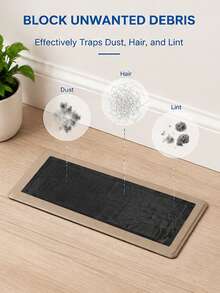 Magnetic Air Vent Cover, Strong Magnetic PVC Floor Vent Register Screen, Reusable Home Floor Vent Grille Protector - Multicolor - View 2