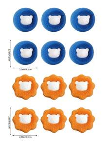 20/12/10/6/3/1pc Reusable Pet Hair Remover Balls, Suitable For Washing Machine And Dryer, Cute Pet Hair Removal Tool, Suitable For Cat And Dog Owners, Can Remove Hair/Lint From Clothes - Multicolor - View 14