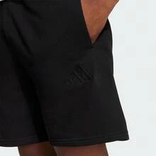 Adidas All Szn FRENCH TERRY SHORTS Solid Color Comfortable Breathable Skin-Friendly Drawstring Casual Shorts Men's - Black - View 4
