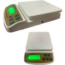Balança Digital De Precisão Cozinha 10kg Pesar Alimento  Branco SF-500 - Branco - Visão 4
