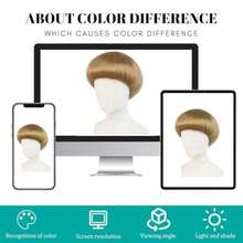 Short Blonde Bowl Cut Wig Blonde Mushroom Wigs Mens Bob Wig Hair Net Short Blond Funny Wigs For Men Outfit 60s 70s Blond Bob Hair With Bangs For Women Halloween Costume Party - Blonde - View 7