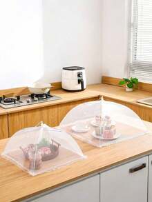 1PC Large Foldable Food Cover Tent Anti Fly Mesh Net For Kitchen Outdoor Camping Picnic BBQ Party Beach Reusable Collapsible Pop Up Food Protector Christmas Holiday Gift Home Dining Essential Insect Proof Food Screen - Multicolor - View 7
