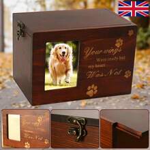 Pet Cremation Urn Ash Urns For Dogs Casket Wooden Box Commemorate Memory Box UK - UK-l313201 - View 8