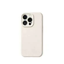 Funda de silicona líquida blanca pura premium - a prueba de polvo y huellas dactilares, accesorio esencial de moda - Blanco - Ver 3