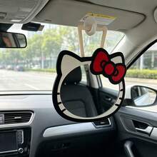 Sanrio 1/Pieza Nuevo Espejo de Cabeza Hello Kitty, Espejo de Maquillaje Plegable de Doble Uso con Soporte y Colgado, Espejo Portátil de Fácil Almacenamiento, Accesorio de Maquillaje, Accesorio de Viaje, Regalo de Cumpleaños, Día de San Valentín, Fiesta de Vacaciones, Regreso a la Escuela, Temporada de Graduación, Baño, Dormitorio, Opción Perfecta para Todas las Estaciones - Multicolor - Ver 4