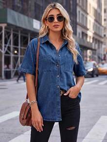 Dark Blue - Short Sleeve