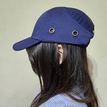 Bone com Capacete EPI Kit 5 Uni Obra Seguranca do Trabalho Casquete Protecao Oficina Reparo Construcao Resistente - A - Visão 4