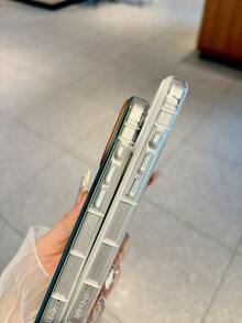 KOOLIFE 1件裝 霧面粉色與深藍色磁吸手機殼，TPU 防震保護殼，極簡馬卡龍風時尚設計，兼容 MagSafe 無線充電，耐刮鏡頭保護，禮品手機殼，適用 18 Pro/18 Pro Max/17/17 Pro/17 Pro Max/17 Air/16/15/14/13 - 磨砂粉紅拼深藍 - 查看 5