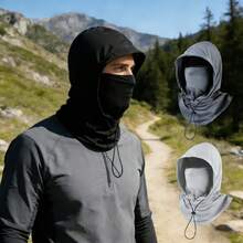 Unisex Balaclava Hat, Summer Cool Head Cover, Ice Silk Face Mask Neck Guard All-In-One Sun Protection Hat - A - View 1