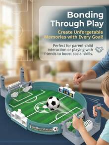 Permainan Sepak Bola 6 Bola Ekstra Besar untuk 2 Pemain, Peluncur Elastis, Mudah Dirakit, Termasuk Papan Skor, Mainan Hiburan Kompetitif Multi-Pemain untuk Pesta Keluarga, Hadiah untuk Anak Laki-laki dan Perempuan Usia 3+ - MultiWarna - View 7