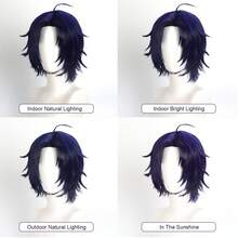 Yewell Blue Cosplay Wig Role-Playing Headgear Daily Series Japanese Cosplay Headgear Series Multi-Style Interpretation Of Cartoon Anime Suitable For Private Parties Daily Role-Playing Halloween - Navy Blue - View 6