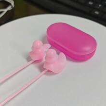 Lanyard Swimming Earplugs 3-Layer Waterproof Silicone Earplugs Can Be Hung Around Neck To Prevent Earplugs From Getting Lost Or Dropping Suitable For Swimming Rafting Water Park Bathing Ear Protection Against Water Entry - 彩色 - 查看 11