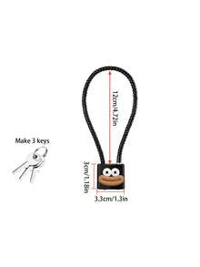 Lip Pattern Padlock, Portable Anti-Theft Lock, Mini Steel Cable Padlock, Luggage Travel Lock, Cute Decorative Key Lock, Backpack Anti-Theft Lock, Cabinet Home Lock, Multi-Functional Storage Padlock, Suitable For Cabinets, Luggage, Bags, Gym, Office, Back To School Essential, Gift For Students, Friends, Teachers, Unique Birthday Gift, Party Gift, Back To School Gift, Travel Gift, Holiday Gift - Multicolor - View 11