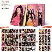 Random Style 55pcs KATSEYE Girl Group High Definition Photo Cards, Celebrity Collectible LOMO Cards, Perfect For Holiday Gifts, Fun And Cute Gifts, Birthday Gifts, Easter Gifts, Halloween Gifts, Christmas Gifts, Party Gifts, Katseye Light Stick, Straykid, Photocard, K Pop, Katseye Photo Card - Multicolor - View 6