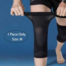 1pc Breathable Knee Brace For Men And Women, Ultra Thin Light Knee Compression Sleeves Made Of High Elastic Fibric For Workout, Exercises. - Multicolor - View 9