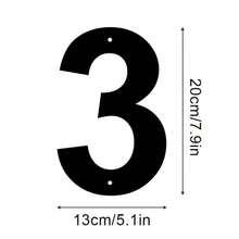 1pc 0-9 Customizable Number House Address Plate, Metal Address Sign, Durable Home Address Number Plate, Wall-Mounted Mailbox Number, Home Decor, Entrance Decor, Garden Decor, Suitable For Outdoor, Garage, Door, Mailbox Decoration, Metal Wall - Multicolor - View 6