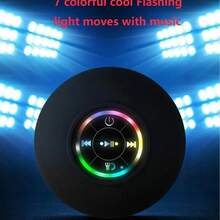 Mini Portable Waterproof Bluetooth SpeakerRechargeable - Multifunctional Wireless Speaker,Strong Suction Cup & Hands-Free Calling, MatteSkin-Feel, USB Charging, Bass & Colorful LEDLighting, Home & Outdoor Use, Portable Speakers - View 10