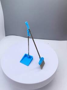 1:12 Escena en miniatura Escoba Adorno, Modelo de herramienta de limpieza realista, Adecuado para decorar casas de modelos en miniatura - Juego de mini escobas - Ver 7