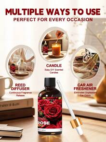 EMBRACEX. 100ml 玫瑰精油,植物基精油,清新花香,車用香氛,節日禮物 - rose - 查看 3