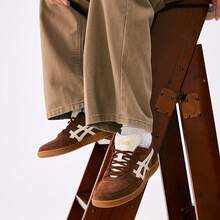 Asics Women Casual Athletic Shoes - Brown (We Recommend Ordering Half a Size Or a Full Size Larger) - View 6