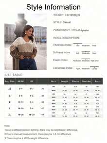 Sweater Rajut Wanita Lengan Panjang Kasual Motif Blok Warna Patchwork Leher V untuk Perjalanan Sehari-hari di Musim Gugur/Dingin - Coffee Brown - View 11