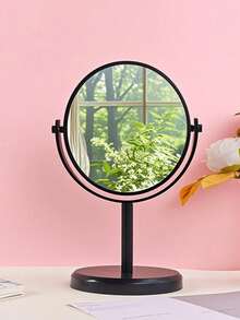 1pc European Style Matte Desktop Double-Sided Large Princess Mirror - Multicolor - View 7