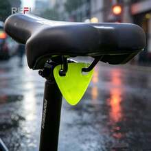 Bicycle High-Visibility Reflective Tail Light, Battery-Free Recharge-Free Riding Warning Reflective Plate, Night Riding Reflective Pendant, Suitable For Mountain Bikes, Road Bikes, Commuter Bikes. High-Reflective Material, Clear And Eye-Catching In Low-Light Environments, Enhances Nighttime Visibility, Reduces Riding Risks. Easy Installation, Secure And Not Easily Detached, Lightweight And Compact Without Adding Riding Burden. Waterproof And Durable, Fearless Of Rainy Day Riding - A - View 2
