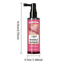 SUMIFANG Semprotan Pewarna Rambut Sekali Pakai Warna Pink 100ml, Pewarna Rambut DIY di Rumah, Formula Sederhana Mudah Dibilas, Tidak Menyumbat Helai dan Kutikula Rambut, Tidak Perlu Pemutihan, Cocok untuk Pewarnaan Rambut Gaya Jangka Pendek, Ciptakan Warna Rambut Modis yang Menarik Perhatian - Berwarna merah muda - View 9