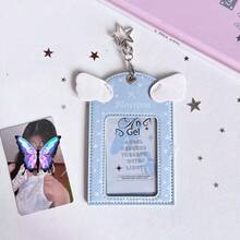 Angel Series 3inch Star-Chasing Card Holder Girly Heart Leather Card Holder Storage Display Protective Case Bag Pendant - View 14