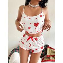 Women Two-Piece Outfits - Red - View 5