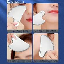 1Pc/3/5/7/9Pcs Heart-Shaped Gua Sha Board, Facial Lifting Beauty Device, Face And Eye Clearing, Full Body Universal Scraping Board, Portable Heart-Shaped Facial Gua Sha Tool - View 10