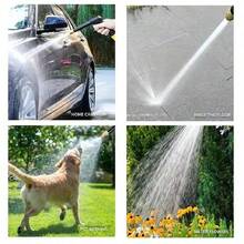 Pressure Regulator High Pressure Car Wash Water Gun, Handheld Trigger Style Home Cleaning Water Gun, Fits Hose With Adjustable Water Spray Modes, Dual-Use Durable Car Wash Tool For Vehicle, Yard, Balcony Cleaning And Watering - Black - View 9