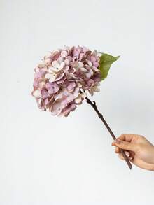 1PC Artificial Hydrangea Flower, Minimalist Home Decor, Wedding Photography Prop, Faux Flower - Multicolor - View 15