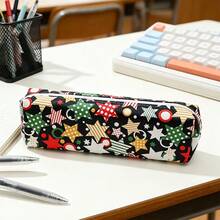 Starry Sky 3-Color Pencil Case, Minimalist Fashion Large Capacity Pencil Pouch, Student Learning Supplies, Suitable For Classroom, Back To School Season Gift Storage Bag - Multicolor - View 10
