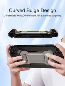 1件 TPU+PC 材質保護殼，相容於 Switch 2 遊戲主機，機甲設計，防摔防爆防刮防汗全方位保護，提升遊戲體驗 - 查看 4