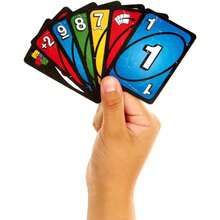 Mattel UNO Show 'em No Mercy 卡牌遊戲，適合成人、家庭聚會與旅行，包含額外卡牌、特殊規則與更嚴厲的懲罰 - HWV18 - 查看 3