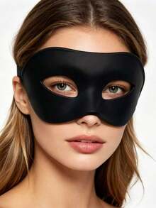 1 pieza Máscara de media cara divertida para adultos, adecuada para Halloween, Navidad, maquillaje y fiestas de baile, cosplay - Multicolor - Ver 2