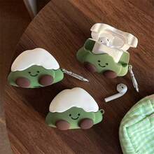 Cute Matcha Snow Mountain Bluetooth Earphone Case With Pendant, Lightweight And Portable, Perfect For Daily Use Or As A Gift For Friends, Soft Material Earphone Protective Cover - View 8